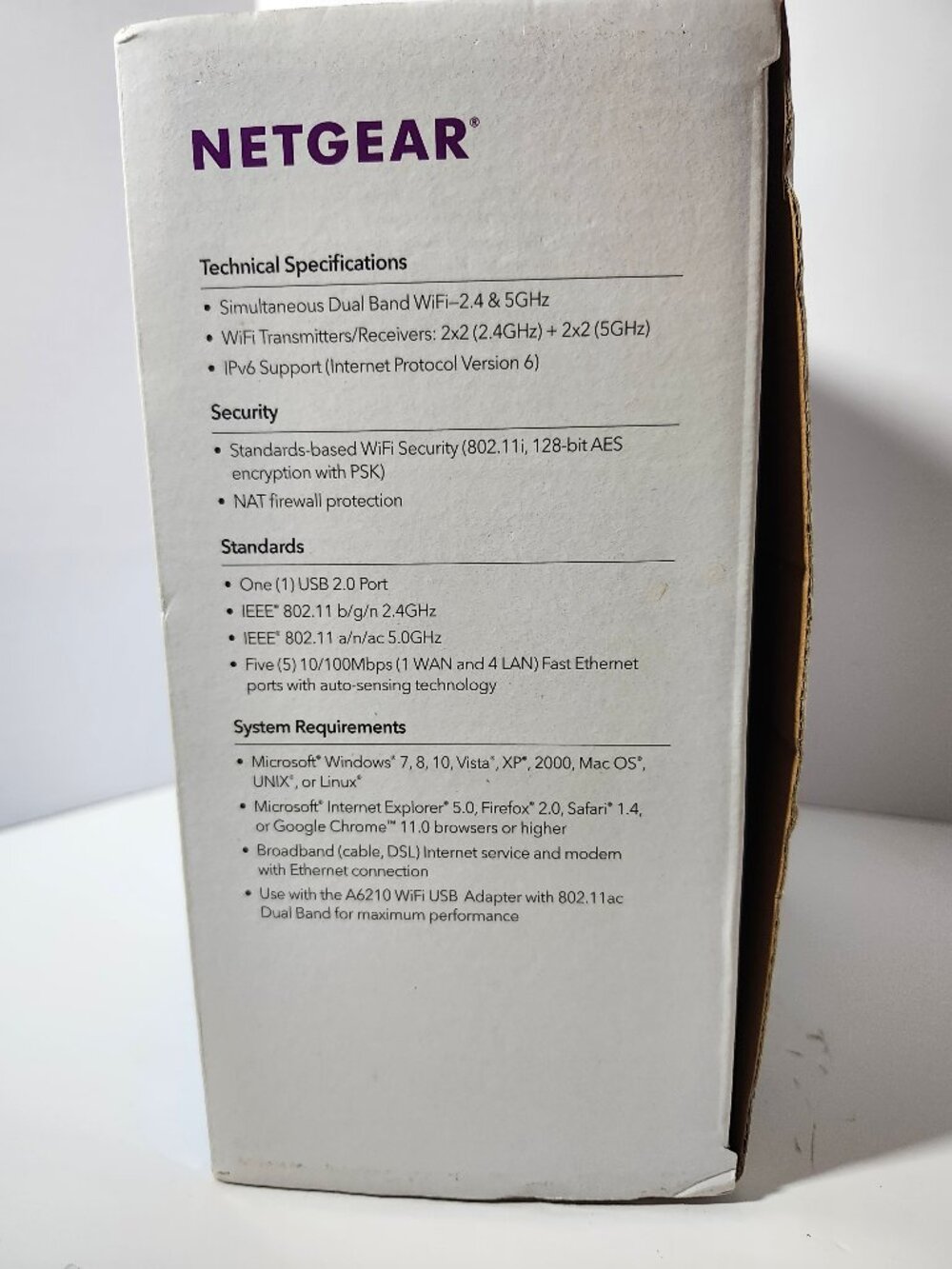 Netgear R6120 AC1200 Dual Band WiFi Router Complete In Box Tested - Picture 6 of 10